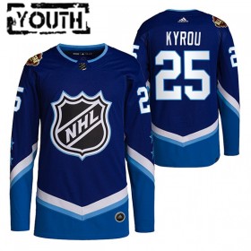 St. Louis Blues Jordan Kyrou 25 2022 NHL All-Star Blauw Authentic Shirt - Kinderen